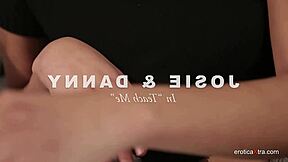 Cocked Guy Bangs a Superb Brunette with Big Cock Blowjob in Group Monster Cock Action