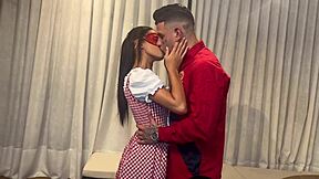 Novinha da roça transa sem camisinha com paulista