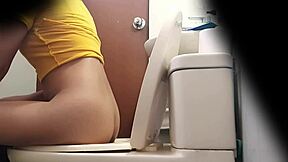 argentinian stepsister pissing on hidden cam 😏