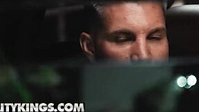 Serena Santos, Kira Perez, and Madison Blaze take Filou back home to share in a group gathering.