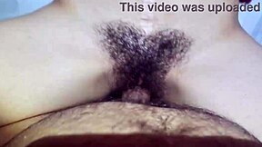 Cum on my hairy pussy in missionary?