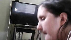 Can This White Girl Handle Deep Throat Interracial?