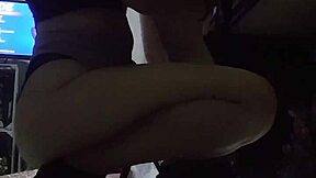 No more, I lifted her skirt and ate her pussy passionately