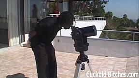 Interracial cuckold humiliation with big black cock