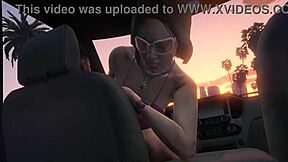 Watch Franklin Get That Hooker Service in GTA 5 Car!