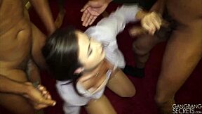 Have You Tried Helena's Wild Blowbang with Cum Swallows on Gangbangsecrets?