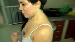 Hot MILF Stepmom Fucks Stepson's Best Friend in Passionate Homemade Encounter with Big Ass and Tits