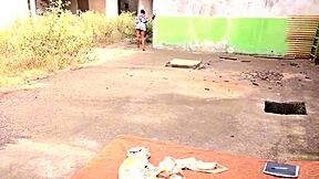 Head Boy Finally Fucks Short Classmate With Long Cock At Principal's Window