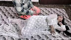 Skinny Indian Milf Ignites Passionate Homemade Sex