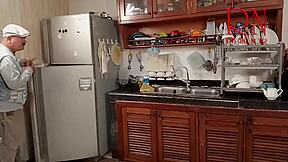 Early Morning Kitchen Chaos in Comedy Story 284