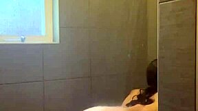 petite babe nadia diamo twerks in the shower in slow motion