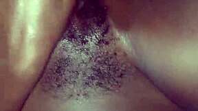 Rubbing Pussy With Big Black Dick And Fucking