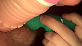 High & Masturbating With Dildo And Toys