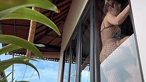 i recorded fucking a hot babe in fishnets