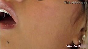 pee asian milf maxine fucks her sweet tight hole