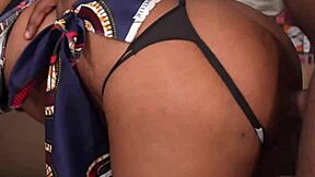 vas y jouis verse tout in doggystyle with huge black cock