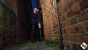 Sexy French whore engages in bareback missionary sex with a handsome client, featuring big natural tits and a juicy pussy