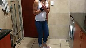 Pisswhore Pees In Jeans While Smoking And Stripping