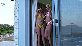 Golden Showers Shared Outdoors in Early Morning