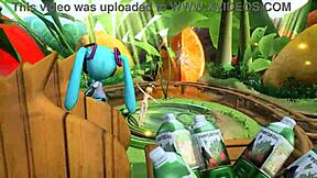 Kagamine Rin Unveils Full Nude Form