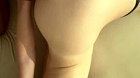 Brunette teen begs sugardaddy