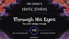 彼の目を通して、エロティックなPOVオーディオが女性の隠れた欲望を激しいオナニーとオーガズムでからかう