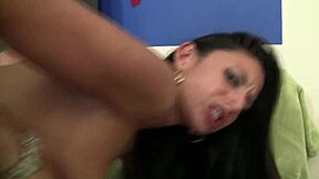 Nikki slurps big cock of Chris in wet pussy fucking