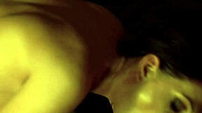 Threesome With A Slutty Brunette Milf In Outdoor