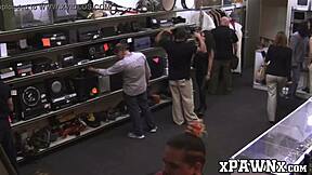 Broke Ass Milf Sells Cunt In Pawnshop Earning A Lot