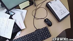 Broke Ass Milf Sells Cunt In Pawnshop Earning A Lot