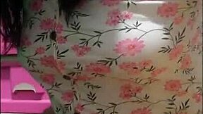 My stepsister begins homemade porn with her first self-domination video