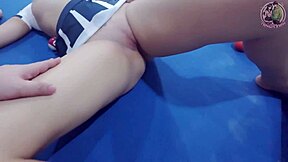 thai girl climbs pool table for rough fucking เสียงไทย