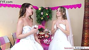 Dillion Harper & Kimmy Granger's Argument Turns into a Naughty Threesome with Deepthroat and Cumshot