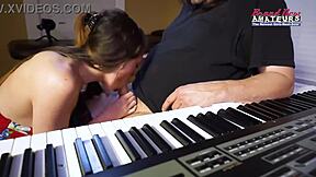 Petite Busty Cloe Sucks Cock and Gets Wet Pussy Drilled