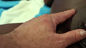 Ebony milf rides white lover in morning cowgirl