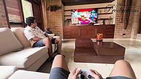 I seduced foreign friend for bareback fucking