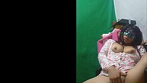 My stepsister begins homemade porn with her first self-domination video