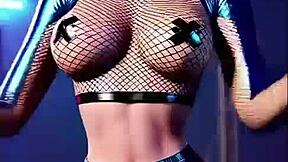 evelynns dominating rihanna kda 3d dance hentai