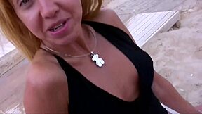 European blonde alone desires cocks passionately!