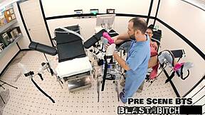 Step sisters chat backstage after the shoot