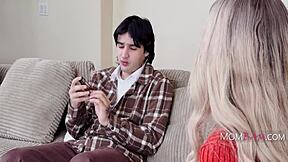 Stepson blackmails stepmom with dirty secrets!