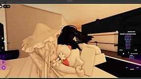 Dxrk Enjoys Futanari's Monster Cock and Big Tits in Intense Action.