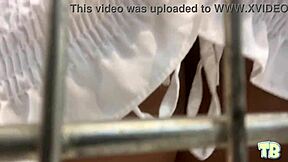 Oral Sex on Married Latina in Public Depot