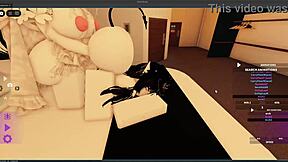 Dxrk Enjoys Futanari's Monster Cock and Big Tits in Intense Action.