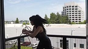 caught big titty girlfriend breaking into my apartment and accidentally creampied her - little 18+ puck