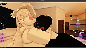 Dxrk Enjoys Futanari's Monster Cock and Big Tits in Intense Action.