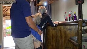 Woman wil always cheat cute blonde lifting her skirt for a quickie