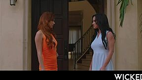 Wow, Rising Stars Ignite a Fiery 3some with Blowjobs and Cowgirl Riding!