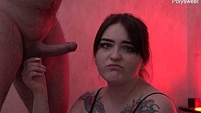 Hardcore femdom and role reversal - licking semen off the foot at the end