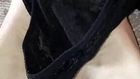 Gretala Rubs Thong on Her Bare Feet in Sensual Display